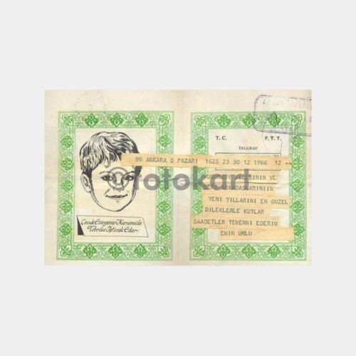 1966 Çocuk Esirgeme Kurumu Telgraf