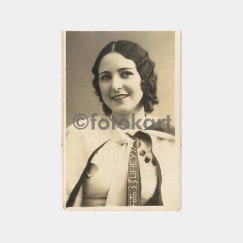 1932 Foto Süreyya Dünya Güzeli Keriman Halis Kart
