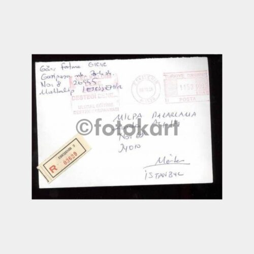 2001 Eskişehir Eğitim Konulu Damgalı Posta Zarfı