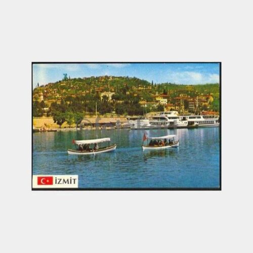 İzmit Körfez Vapuru ve Gezinti Sandalları Kartpostal