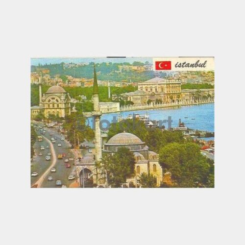 1983 İstanbul Kabataş ve Dolmabahçe Kartpostal