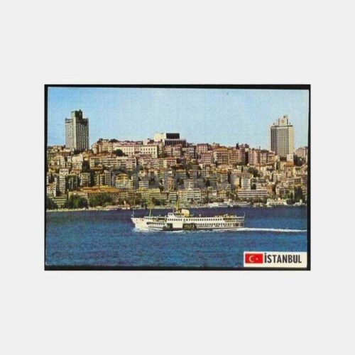 İstanbul Karaköy ve Vapur Kartpostal