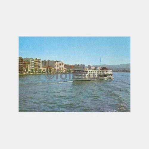 İzmir Kordonboyu Körfez Vapuru Kartpostal
