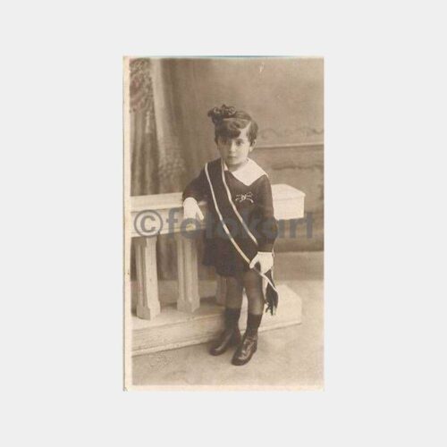 Küçük Kız Öğrenci Stüdyo Fotoğraf