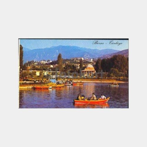 Bursa Kültürpark Havuzunda Gezinti Kartpostal