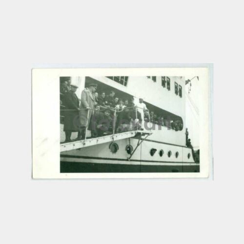 1947 İskenderun İskelesi Bakır Şilebi Fotoğraf