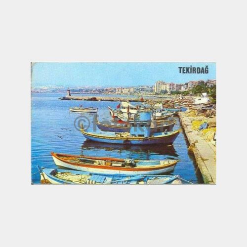 Tekirdağ Liman ve Şehir Görünüm Kartpostal