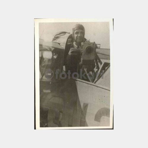 Uçak Üzerinde Fotoğraf Makinesi Çekim Eski Fotoğraf