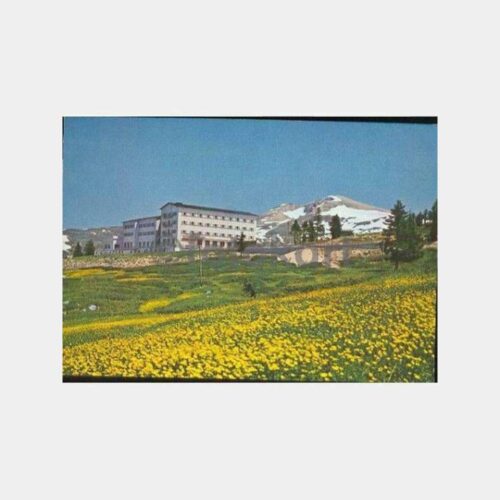 Bursa Baharda Uludağ Büyük Otel Kartpostal