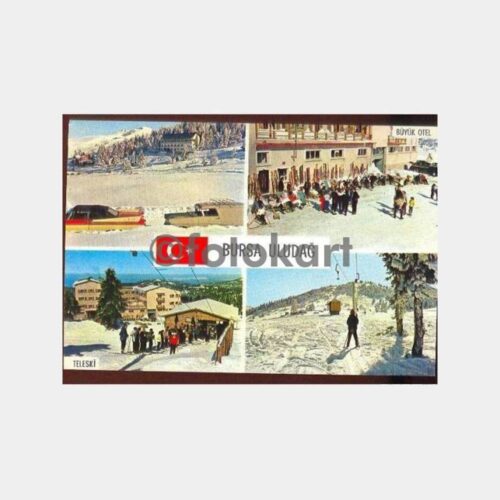 Bursa Uludağ 4 Görünüş Kartpostal
