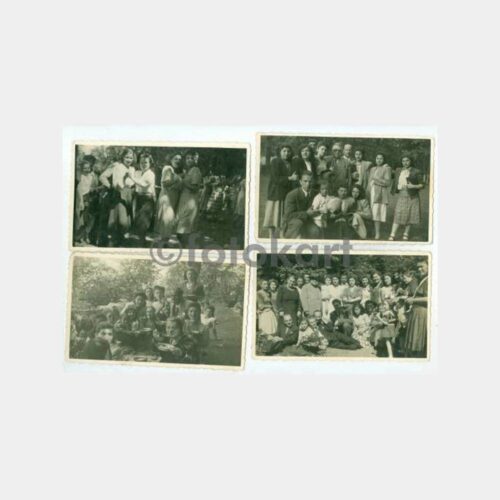 1946 Yeşilköy Bağında Okul Gezisi 6 Adet Fotoğraf - Görsel 2