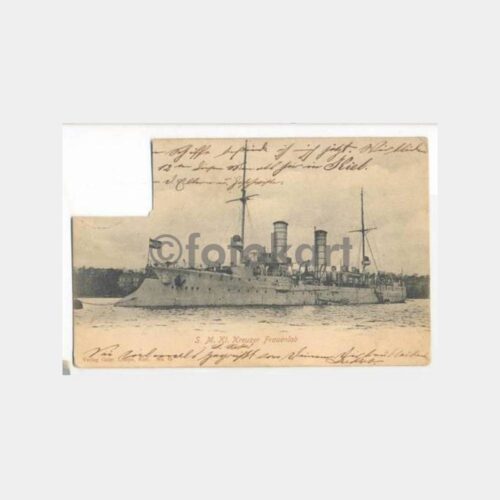 1903 Almanya Savaş Gemisi Konulu Kartpostal