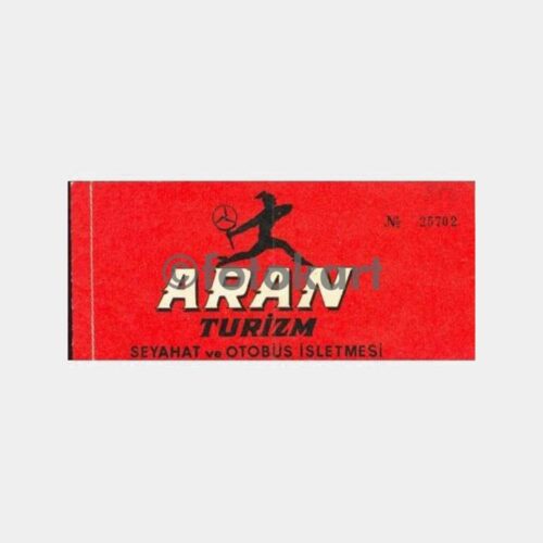 1971 Varan İstanbul-İzmir Turizm Otobüs Bileti