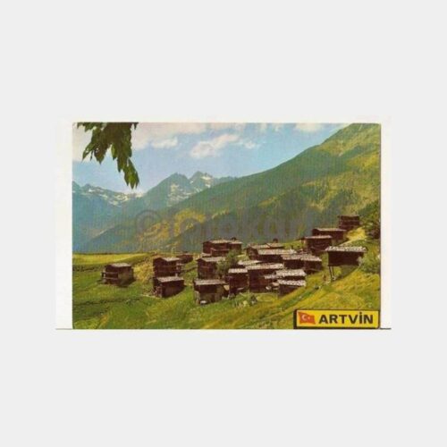 Artvin Yayla Evleri Görünüş Kartpostal