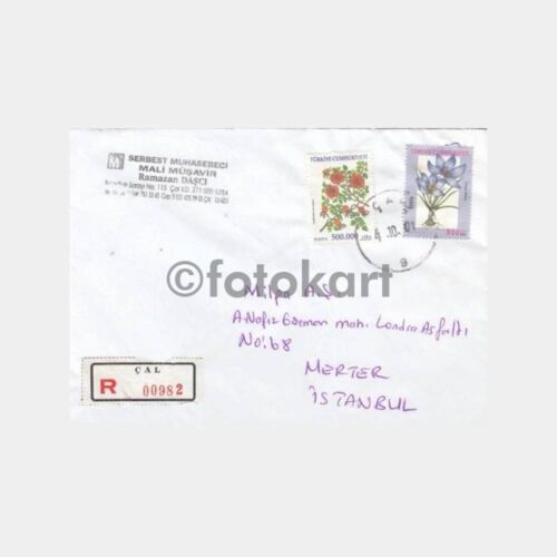 2001 Denizli Çal Posta Damgalı Zarf