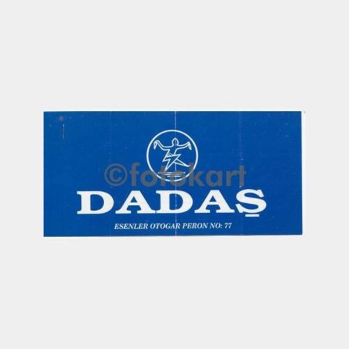 1999 Yılı Dadaş Turizm Eski Otobüs Bileti