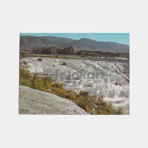 1969 Denizli Pamukkale Görünüş Kartpostal