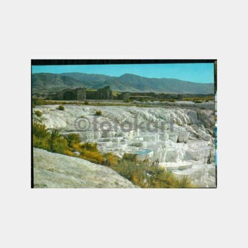 1965 Denizli Pamukkale Görünüş Kartpostal