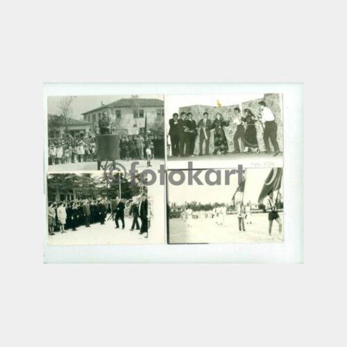 1970 Tokat Erbaa Lisesi Konulu 4 Adet Fotoğraf