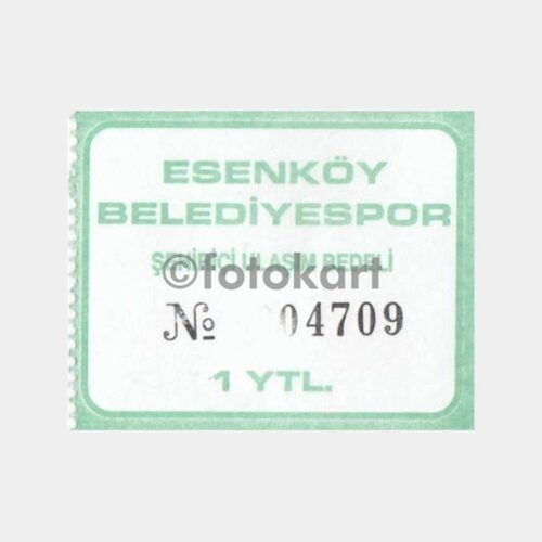 2005 Esenköy Otobüs Bileti