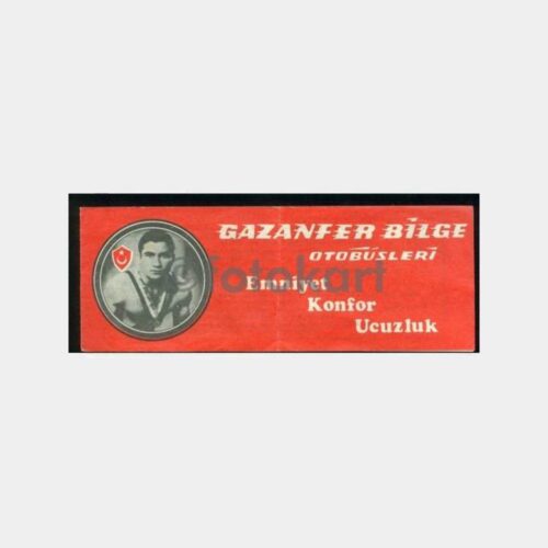 1973 Gazanfer Bilge Otobüs Bileti