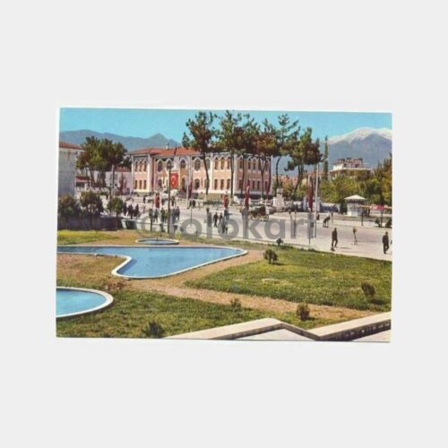Denizli Gazi İlkokulu Görünüş Kartpostal