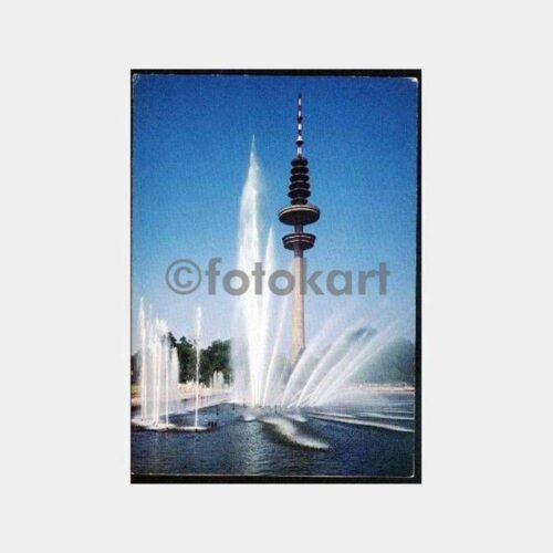Hamburg İzleme Kulesi ve Fıskiyeler Özel Damga