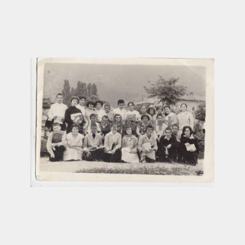 1960 Bulgaristan Haskovo Okul Grubu Fotoğraf