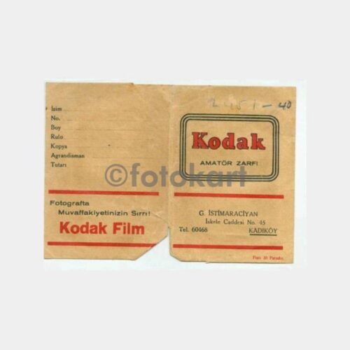 1936 Kodak Sahibinin Sesi Fotoğraf Saklama Zarfı