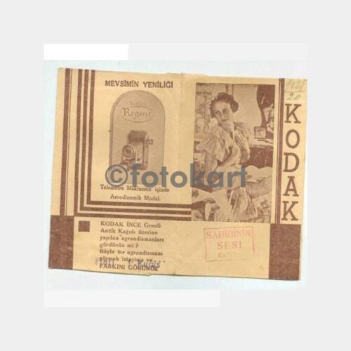 1935 Kodak Fotoğraf Saklama Zarfı