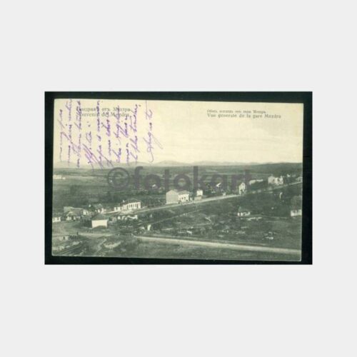 1919 Bulgaristan Mezdra Tren Garı Kartpostal