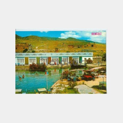 1975 Denizli Pamukkale Moteli Kartpostal