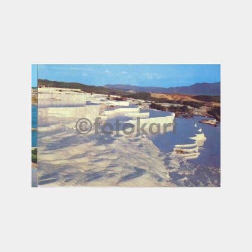Denizli Pamukkale Traverten Görünüş Kartpostal