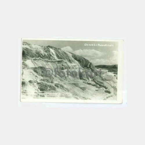 1940 Denizli Pamukkale Görünüş Fotokart
