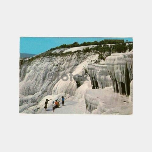 1960 Denizli Pamukkale Traverten Kartpostal