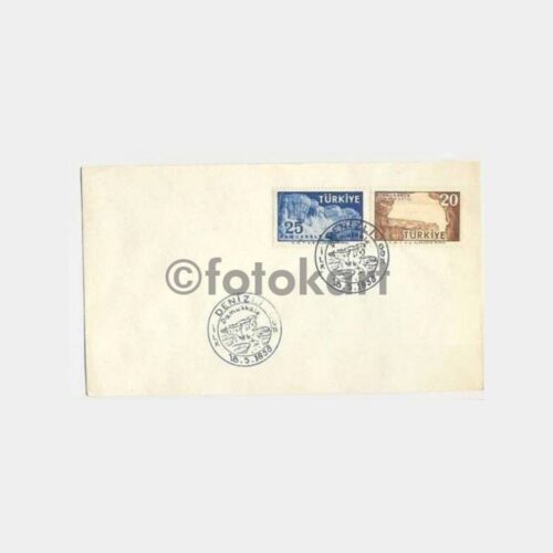 1958 Denizli Pamukkale FDC