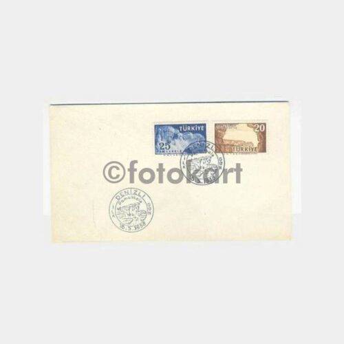 1958 Denizli Pamukkale FDC
