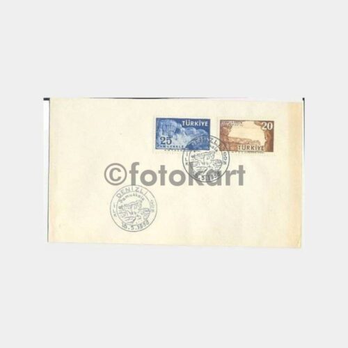 1958 Denizli Pamukkale FDC