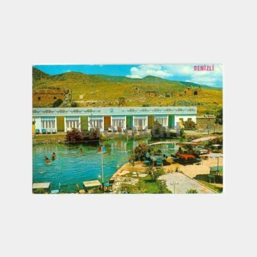 1970 Denizli Pamukkale Termal Havuzu Kartpostal