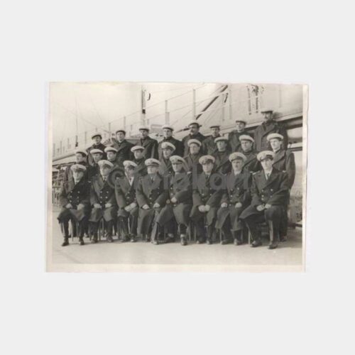 1959 Türk Savaş Gemisi Personeli Grup Fotoğraf