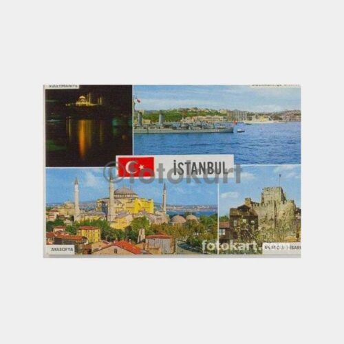 İstanbul Savaş Gemisi Görünüşü Kartpostal