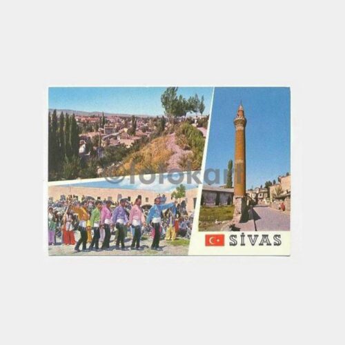 Sivas 3 Değişik Görünüş Kartpostal