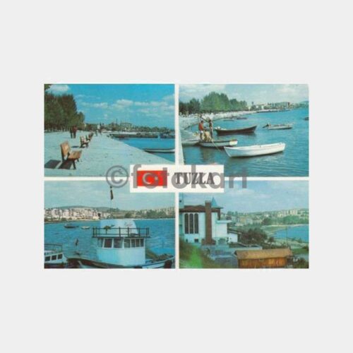 1976 İstanbul Tuzla 4 Görünüş Kartpostal