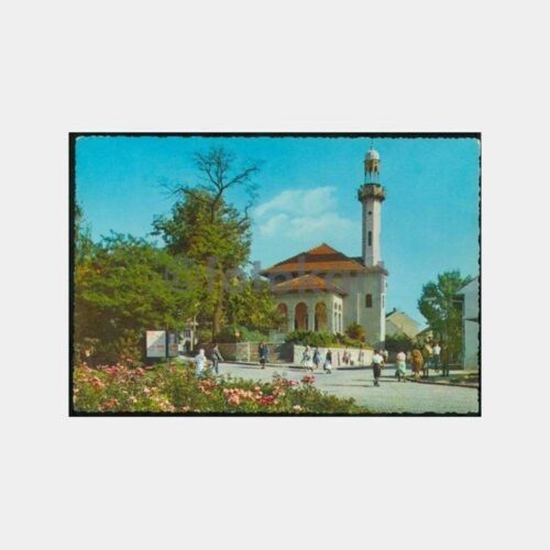1969 Yugoslavya Tuzla Camii Görünüş Kartpostal