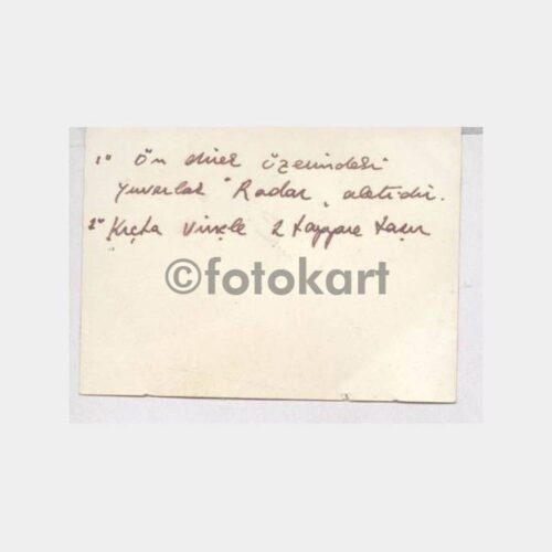 1947 Uçak ve Savaş Gemisi Konulu 2 Adet Fotoğraf - Görsel 2