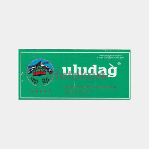 2001 Yılı Uludağ Turizm Eski Otobüs Bileti