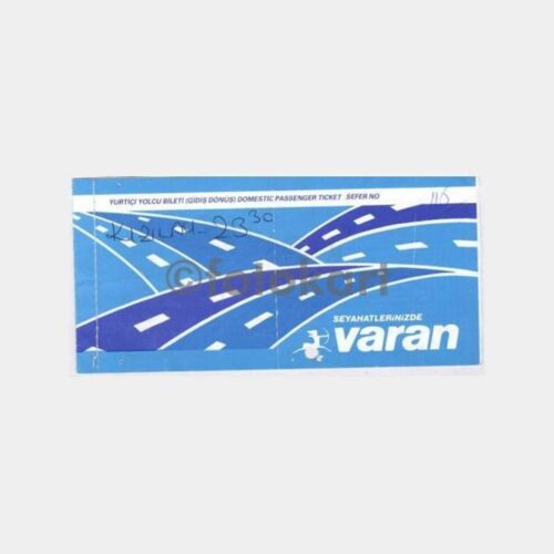 1993 Varan Turizm Otobüs Bileti