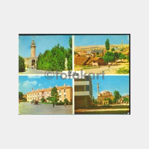 Tokat Zile 4 Görünüş Kartpostal