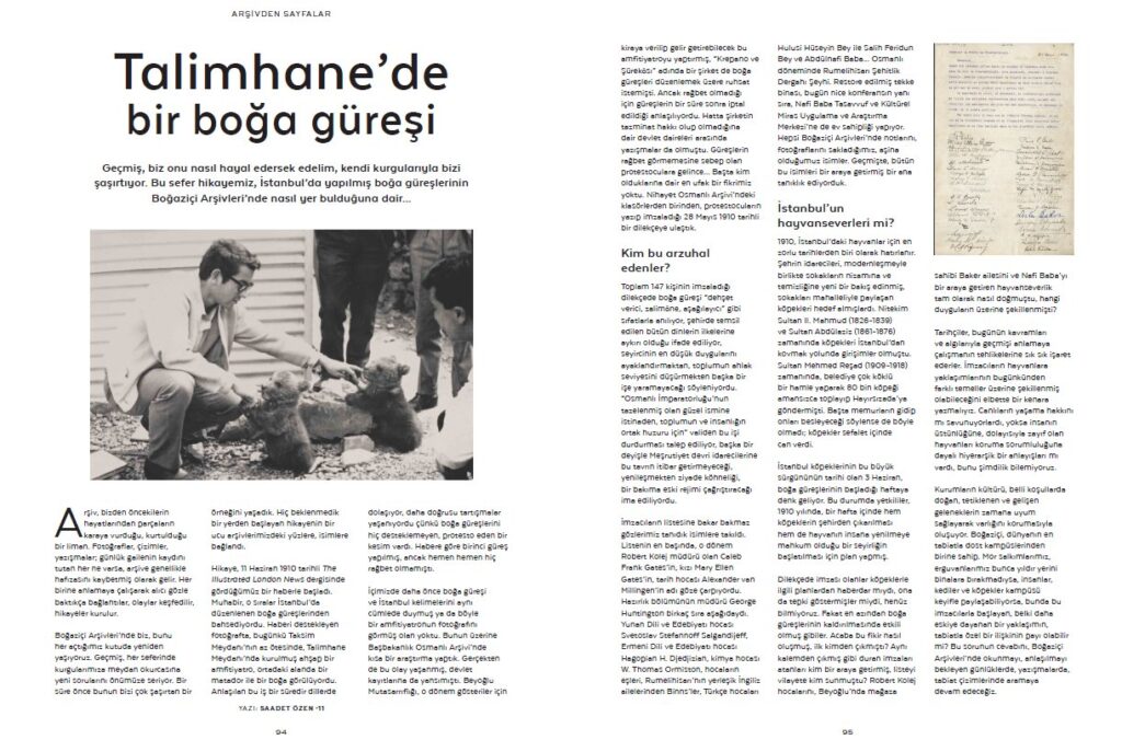 Talimhane'de Bir Boğa Güreşi