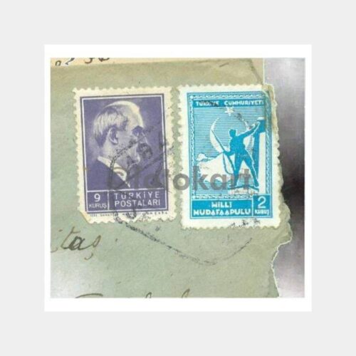 1945 Adana Islahiye Ambulant Tren Damgalı Zarf - Görsel 2